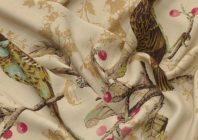 Wonderland, Cream - Made to Measure Curtains - Image 4